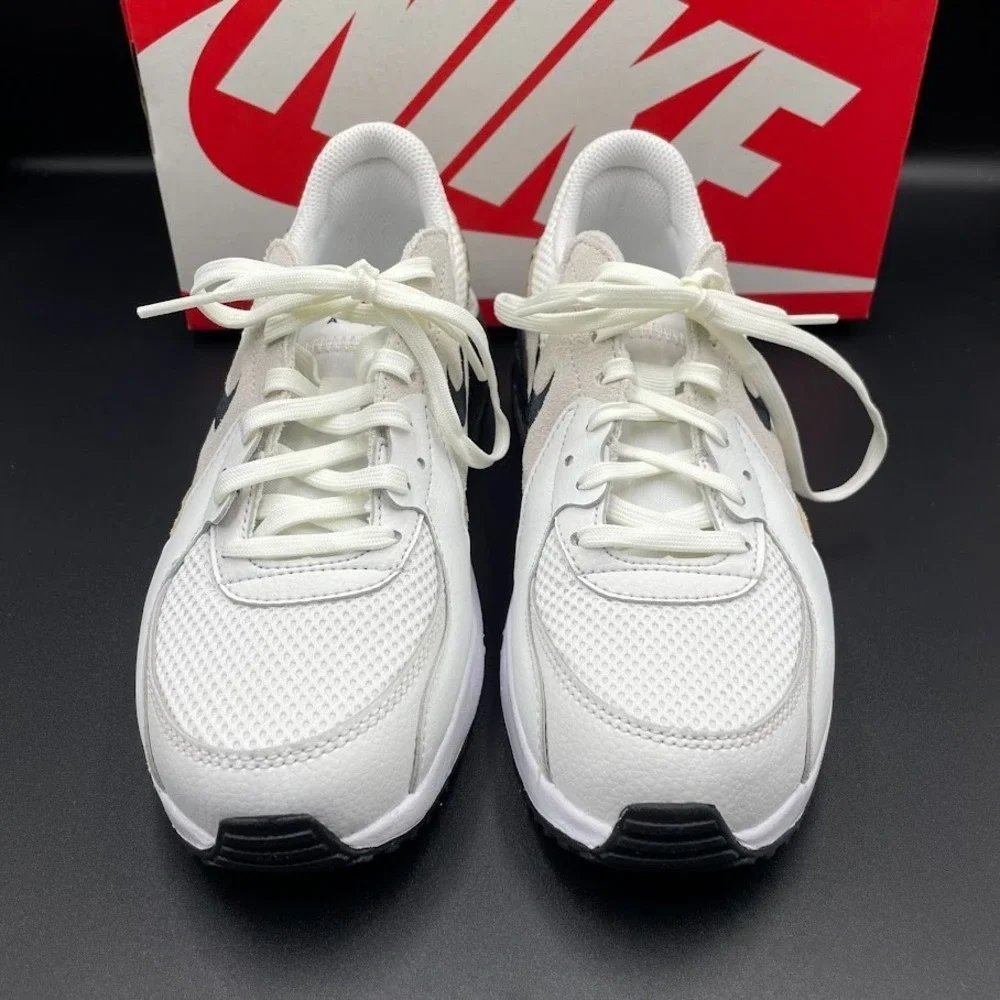 Nike Air Max Excee Leopard Summit White Black‎ Womens Size 6 HQ2115-100 NEW